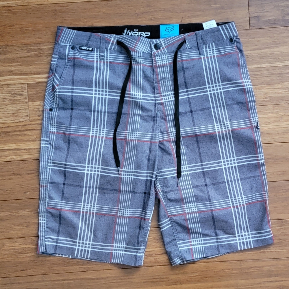 Fox plaid shorts